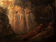 Louis Janmot The golden stairs oil painting artist